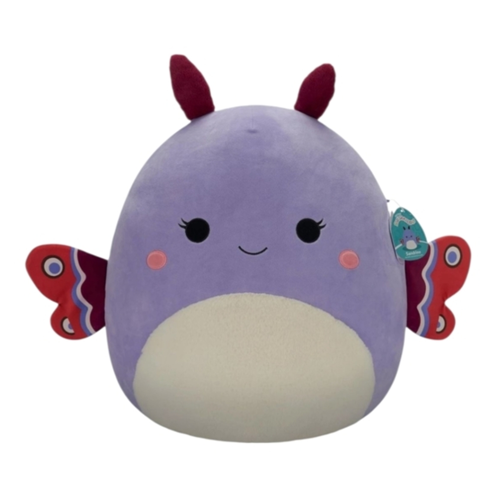 Squishmallows Sandrine the Lavender Moth 14 Inches Kelly Toy New